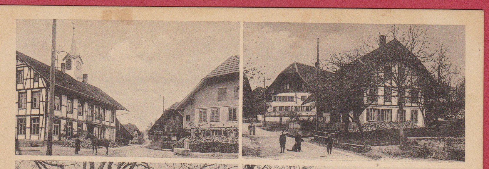 Cartoline postali: Wileroltigen  BE   :   alte 4-Bild - Ansichtskarte um 1920 – Usato da Vitznau venduto da Ropaku 1