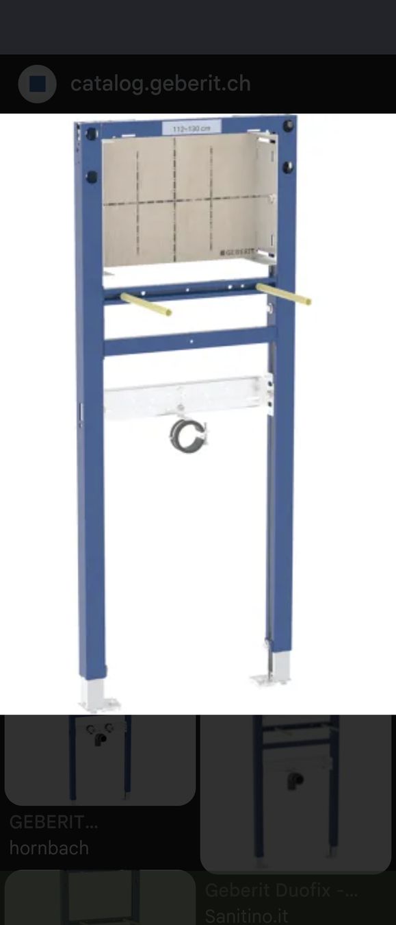 WC: Geberit duo fix – Nuovo e nell'imballaggio originale da Mezzovico venduto da lav_j8qh