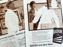 Radion Waschmittel - 2 alte Werbungen / Publicités 1959