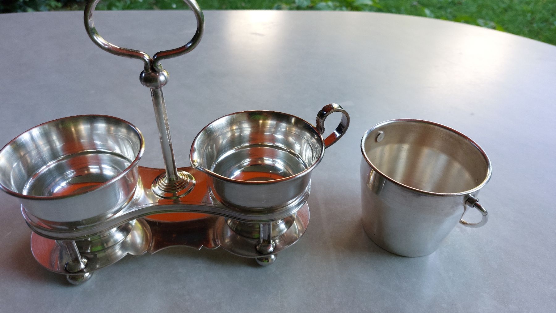 Ciotole: Vintage Silber; Konfektservice / Saucieren – Usato da Hinteregg venduto da Amerizium
