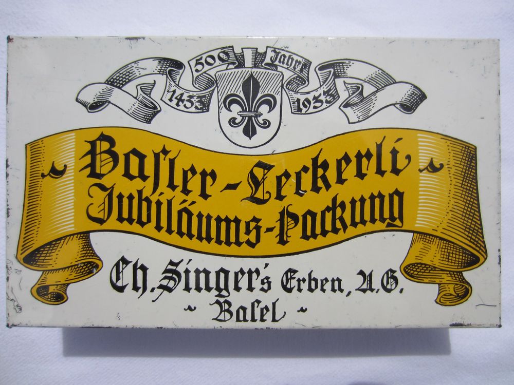 Basler Leckerli Blechdose Antik | Kaufen auf Ricardo