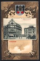 Litho Lausanne, Place St. Francois mit H