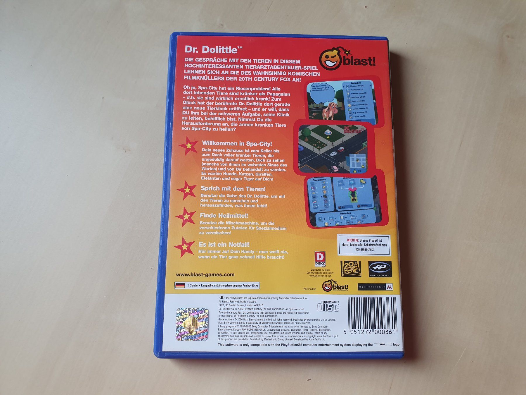 Sony Spiele: DR. Dolittle – Gebraucht aus Stansstad von collectorsshop 1