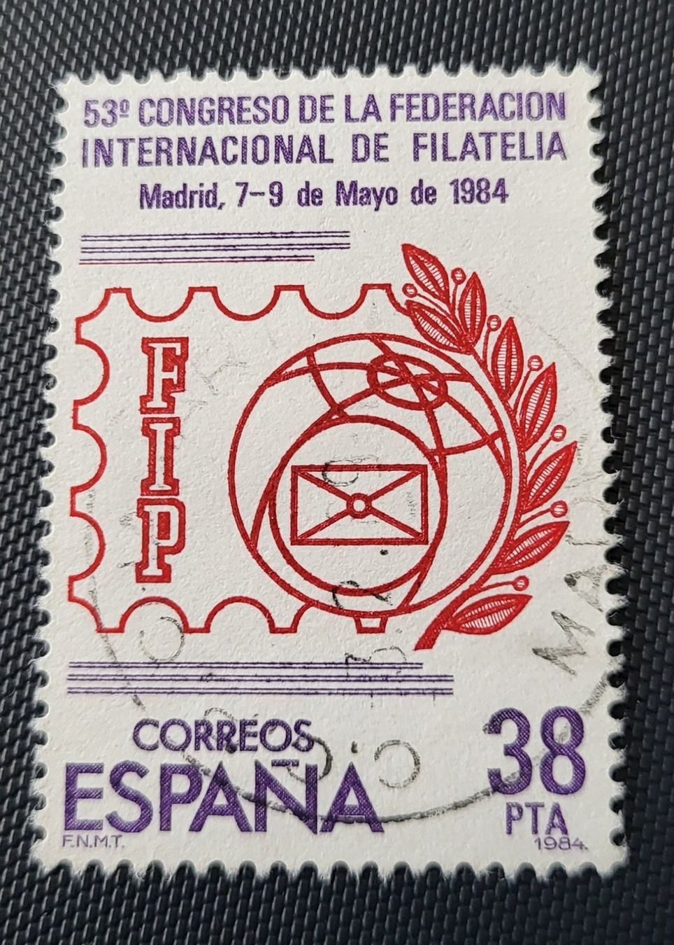 Tutti i francobolli: Spanien 1984 briefmarke – Usato da St Gallen venduto da Stampsalshobby