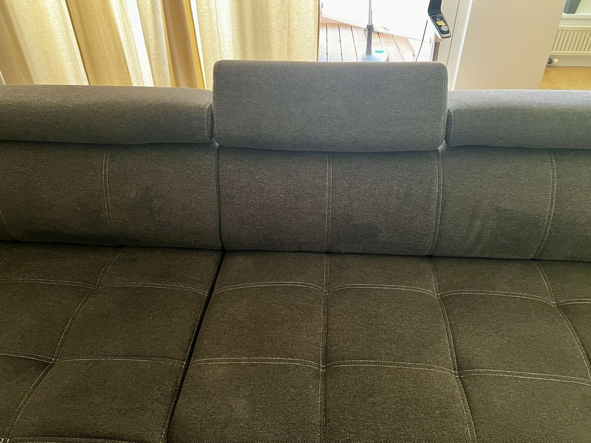 Divani: Ecksofa mit Hocker dunkelgrau  – Usato da Steinhausen venduto da Famleu1 3