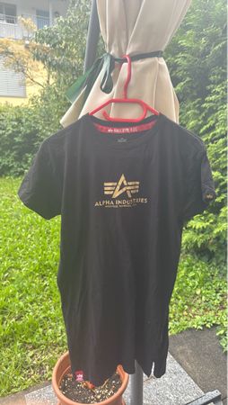 Schwarzes Alpha Industries Kleid, Grösse XS