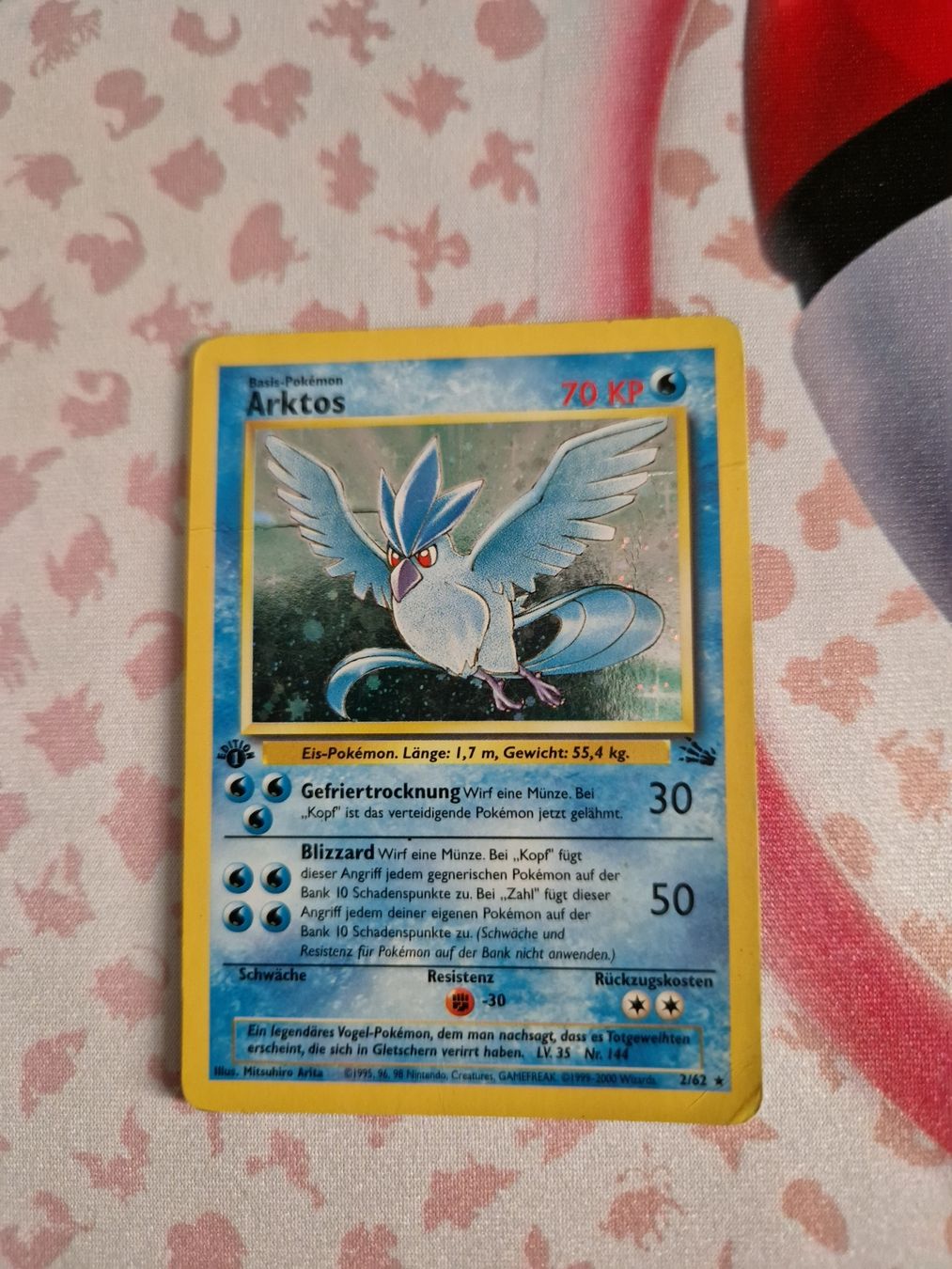 Pokémon Carte collezionabili: Arktos DE 1st edition Fossil Holo – Usato da Wangen b. Olten venduto da shlem