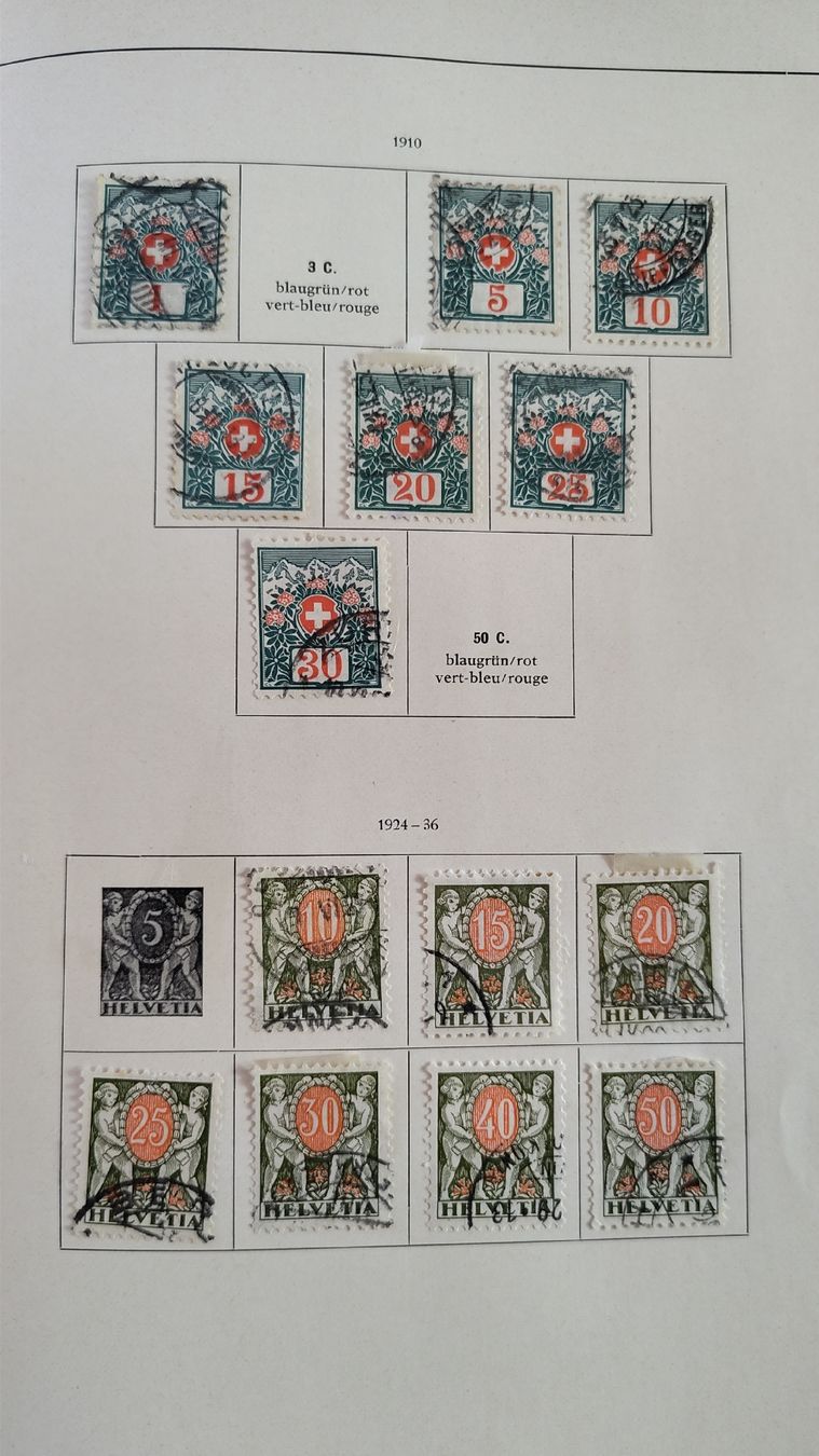 Tutti i francobolli: Grosses Briefmarken Album ab Rayons!!! – Usato da Bolligen venduto da PhilHan 9
