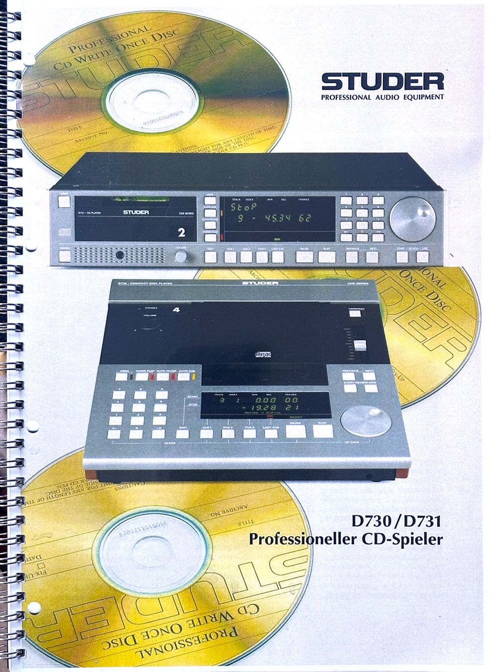 CD: Studer D731 / CD-Player mit Manual – Usato da Bern venduto da Standby47music 7