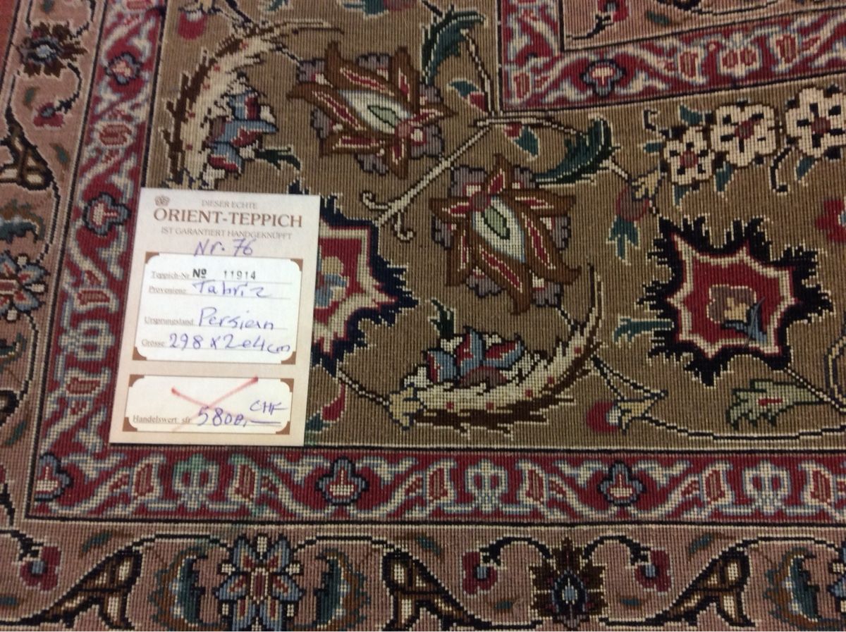 Tappeti: Prächtiger Täbriz Orientteppich, Persien! N 76 – Usato da Zürich venduto da Hemmat 7