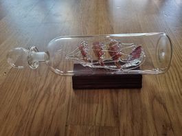 HOCHWERTIG SCHIFF IN GLASFLASCHE