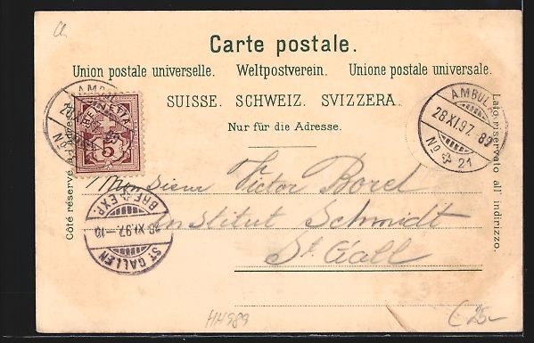 Cartoline postali: Litho Baden, Casino, Schloss Stein, Scha – Usato da Berlin venduto da bartko-reher 1