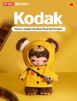 Pop Mart Hirono x Kodak Click Bear Plush Doll