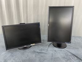 2 gleiche verstellbare Bildschirme von Asus 24“