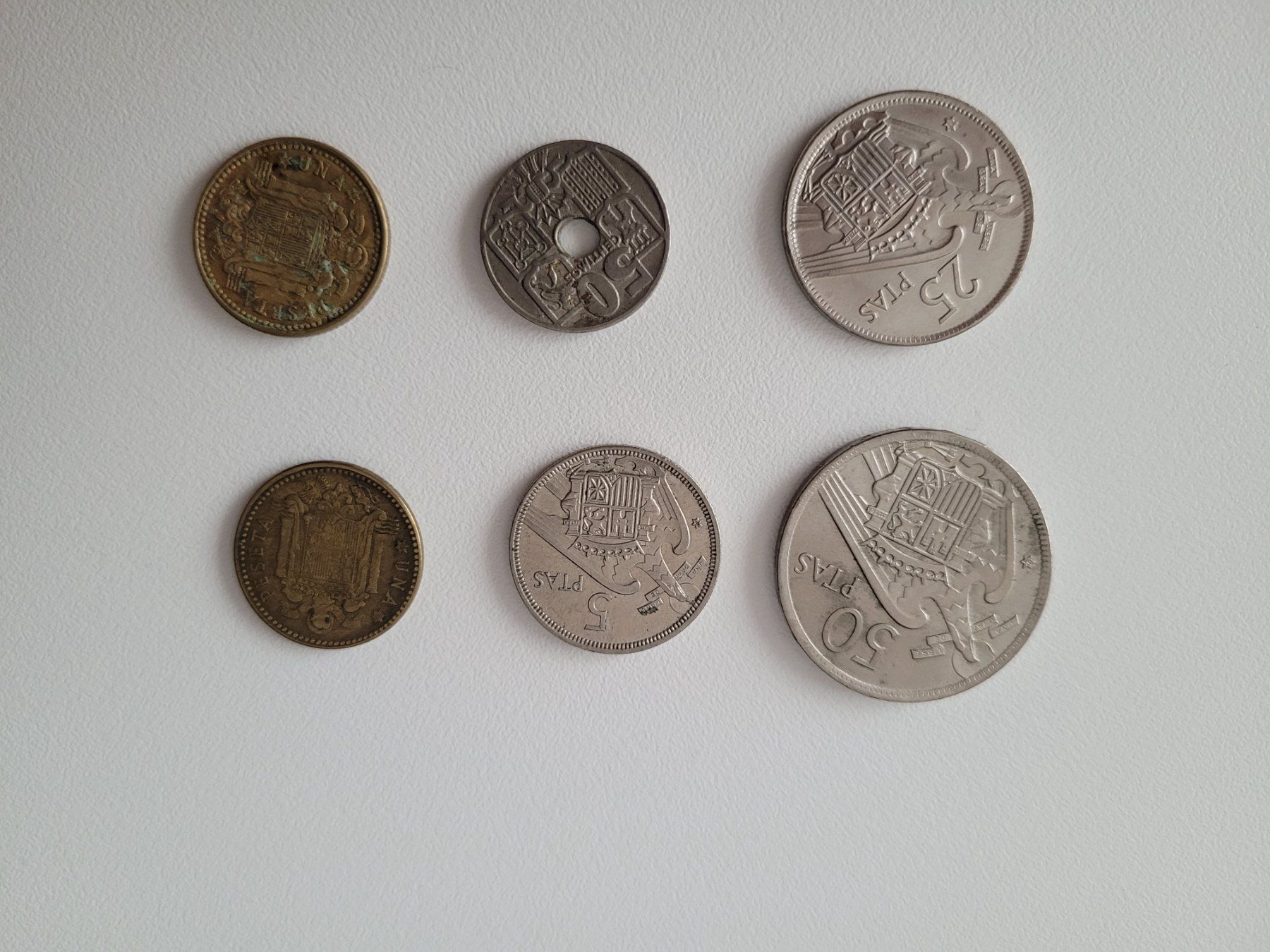 Tutti le monete: Spanien 1957-66 – Usato da Inwil venduto da Flower2325 1