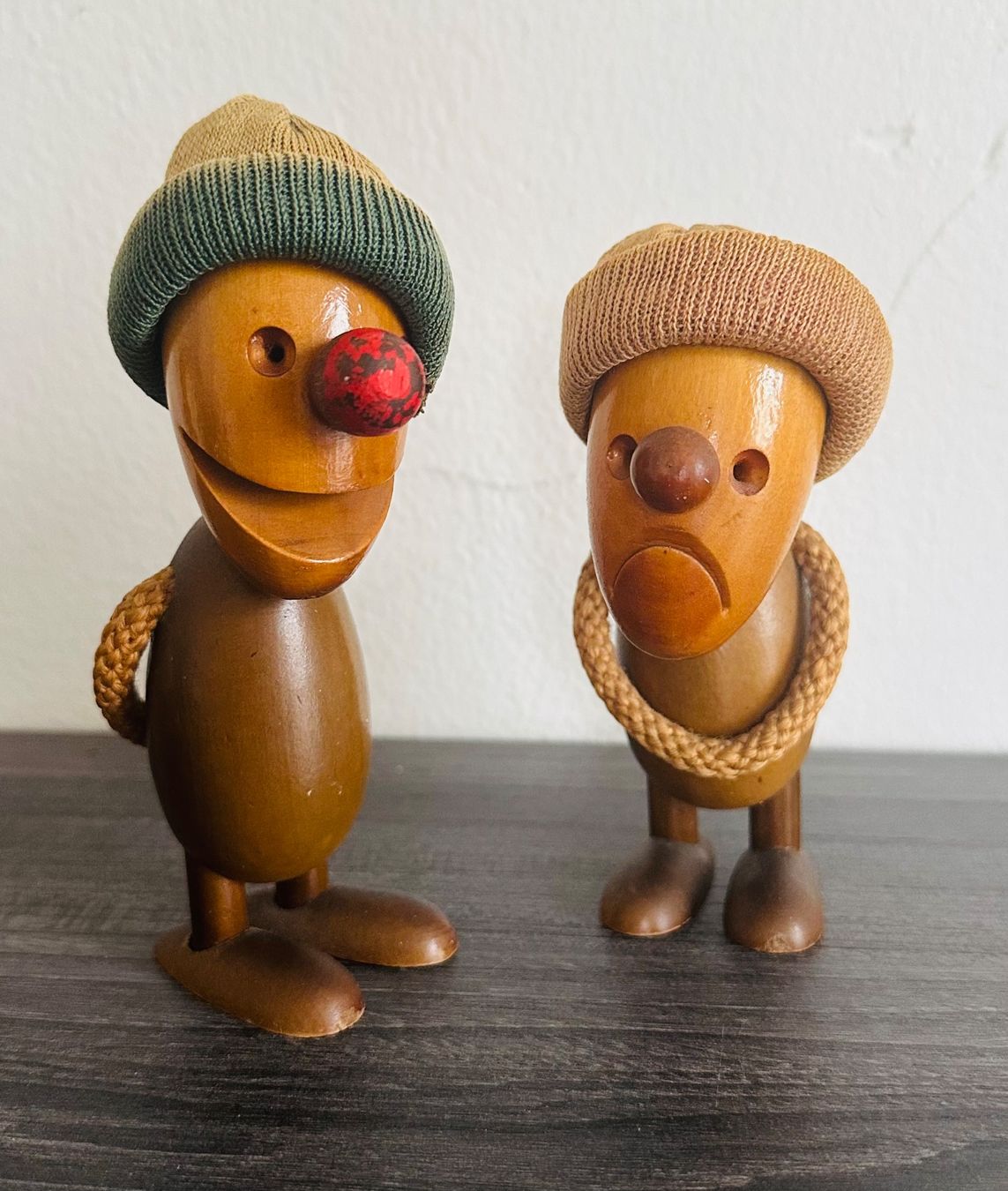 Figuren: Vintage Hans Bolling, Danish, Optimist & Pessimist – Gebraucht aus Zürich von brazerola