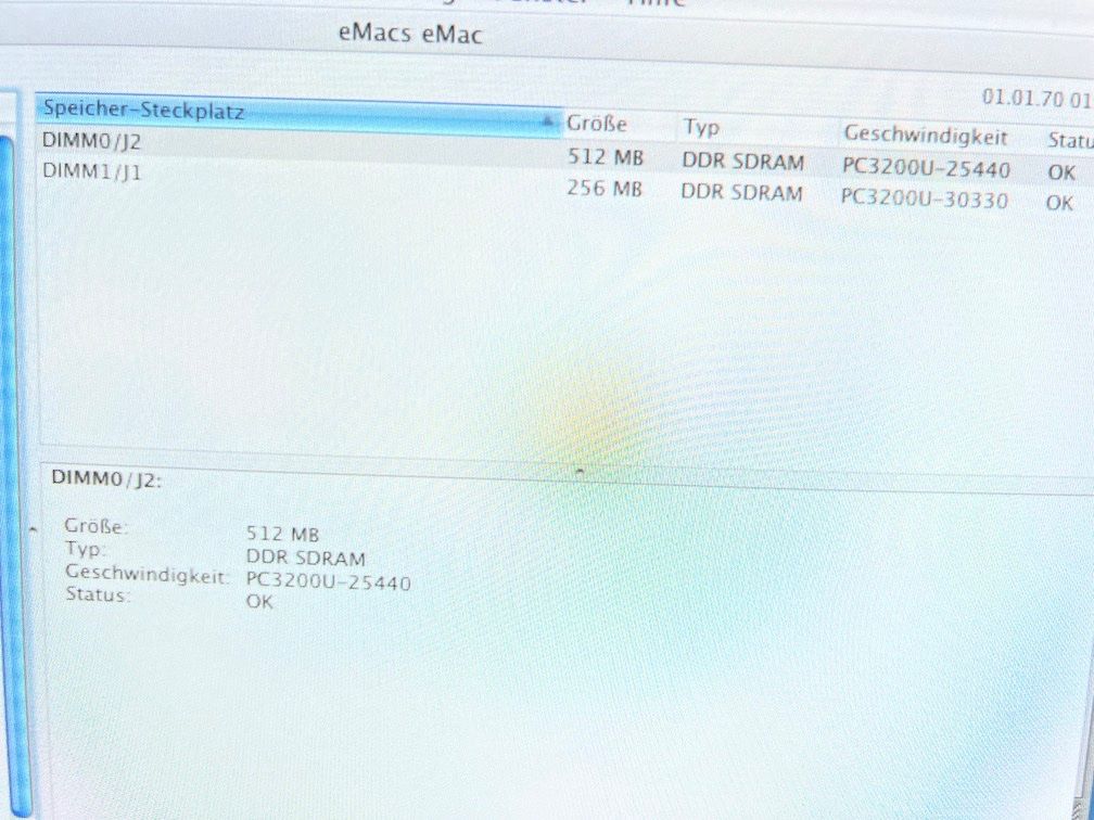 Apple PC: eMac Model A1002 1.25 GHz Power PC G4 768 MB RAM – Usato da Steckborn venduto da rboelsterli 4