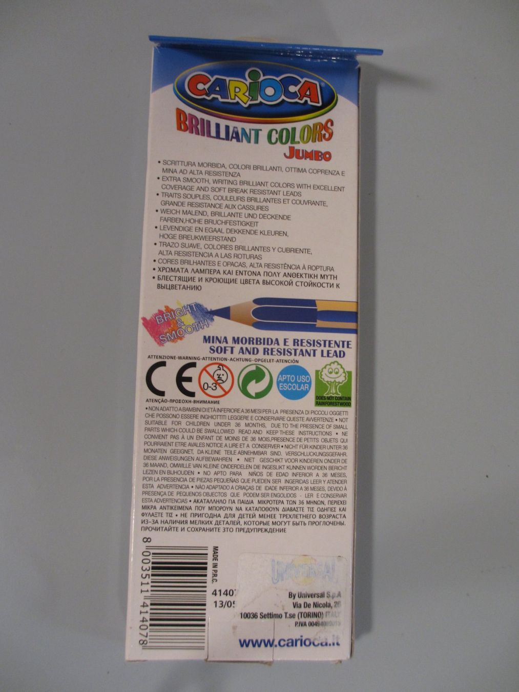 Penna & Evidenziatori: Carioca Jumbo Farbstifte, 6 Stück – Nuovo (secondo la descrizione) da Herisau venduto da fan_h9qj 1