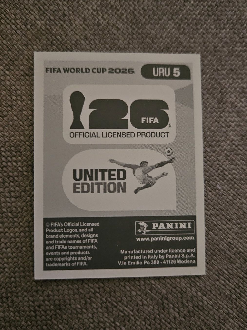 Panini Carte collezionabili: URU 5 Jose Maria Gimenez Panini Sticker – Nuovo (secondo la descrizione) da Basel venduto da Berliner89 1