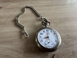Taschenuhr Cortébert mit Kette