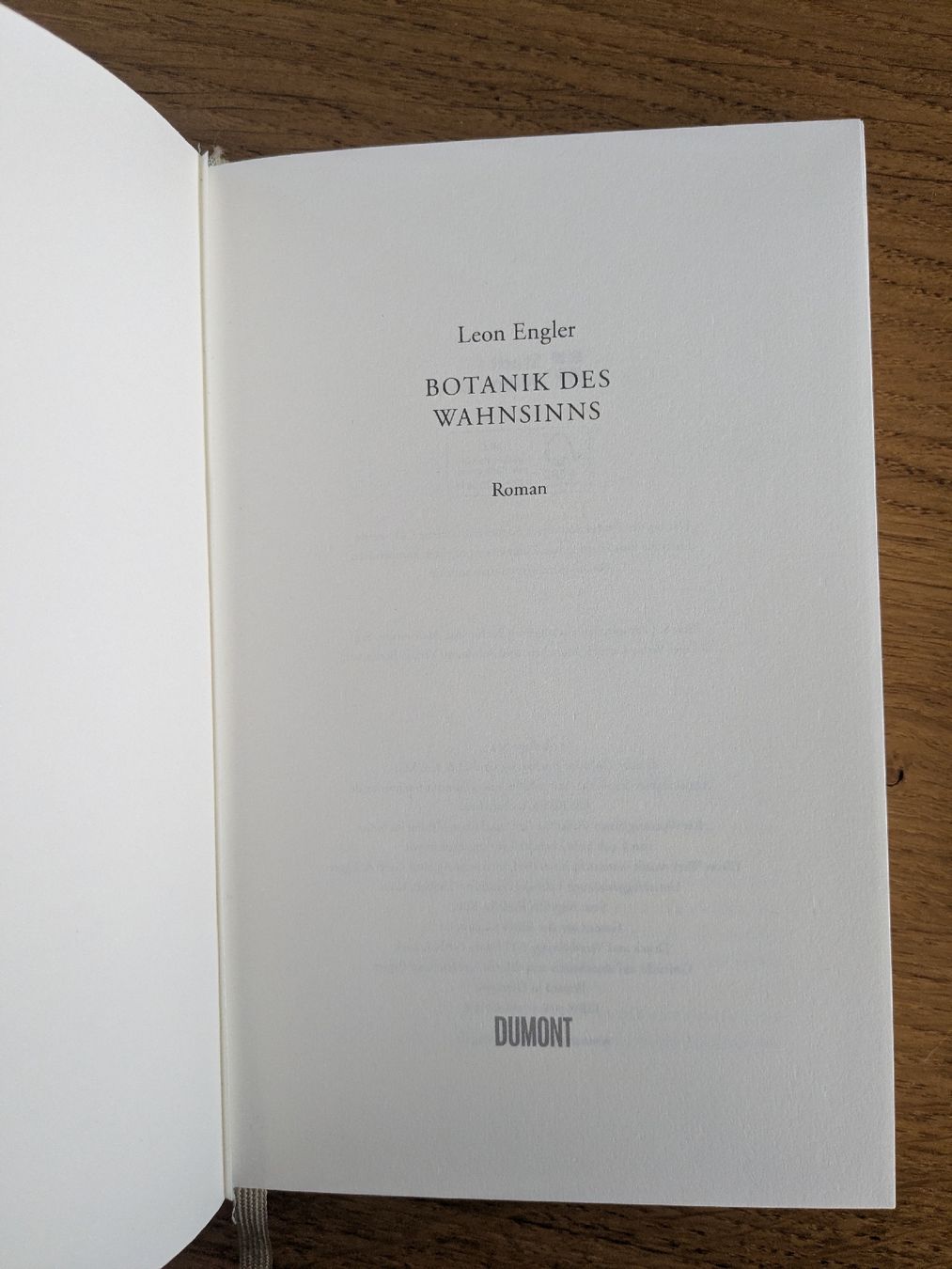 Libri: Leon Engler: Botanik des Wahnsinns – Usato da Wohlen AG venduto da merkur0300 1