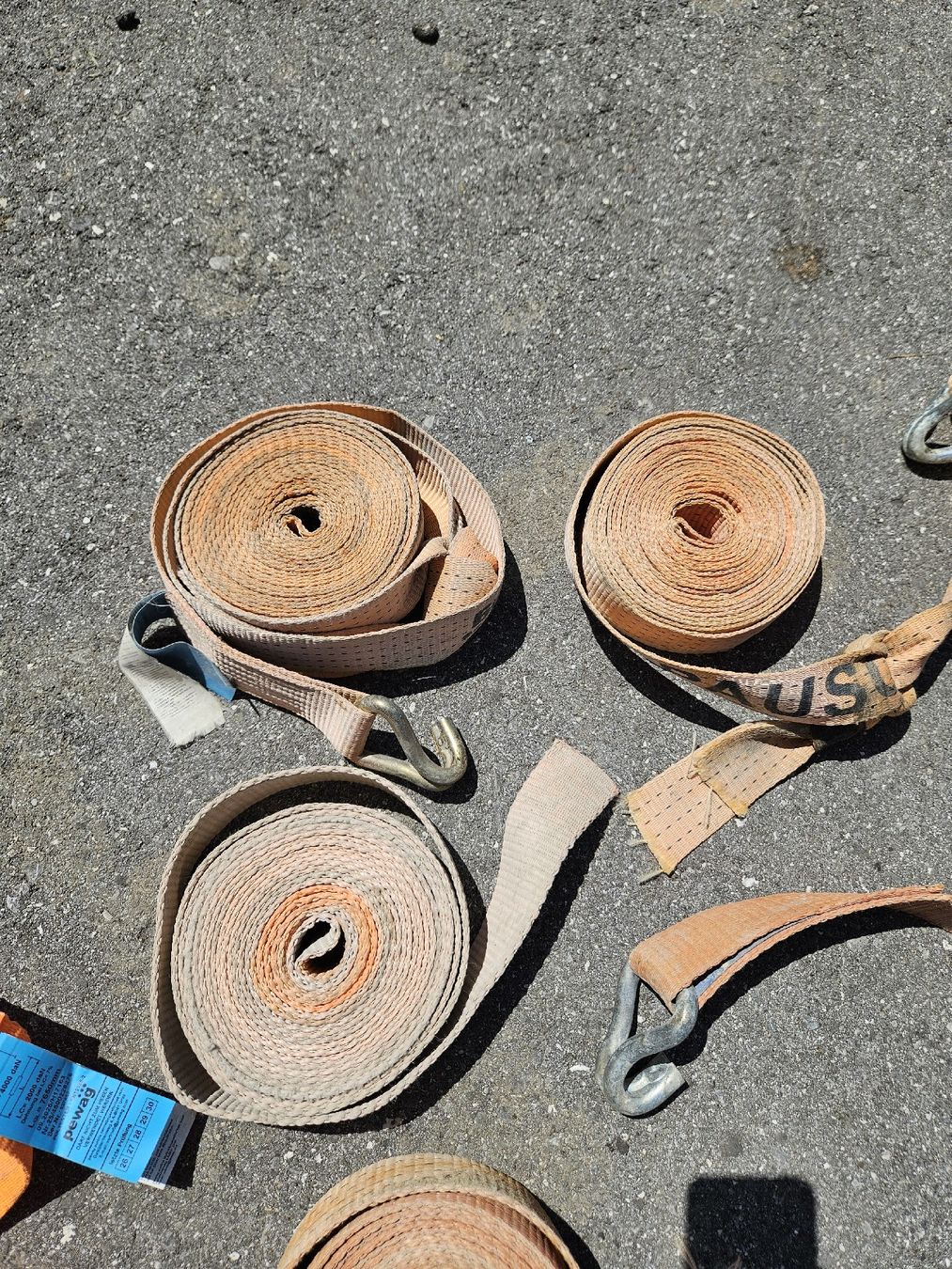 Attrezzatura da arrampicata: Spanngurten mit Spangen in verschiedene Längen – Usato da Rheineck venduto da Eulalia40 4