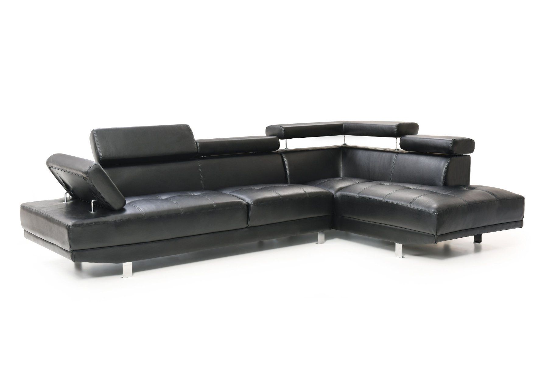 Sofas: Ecksofa /schwarz – Neu und originalverpackt aus Zug von Cheap-Shop 2