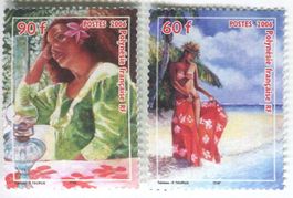 Briefmarken "Frauen". Französisch-Polynesien.