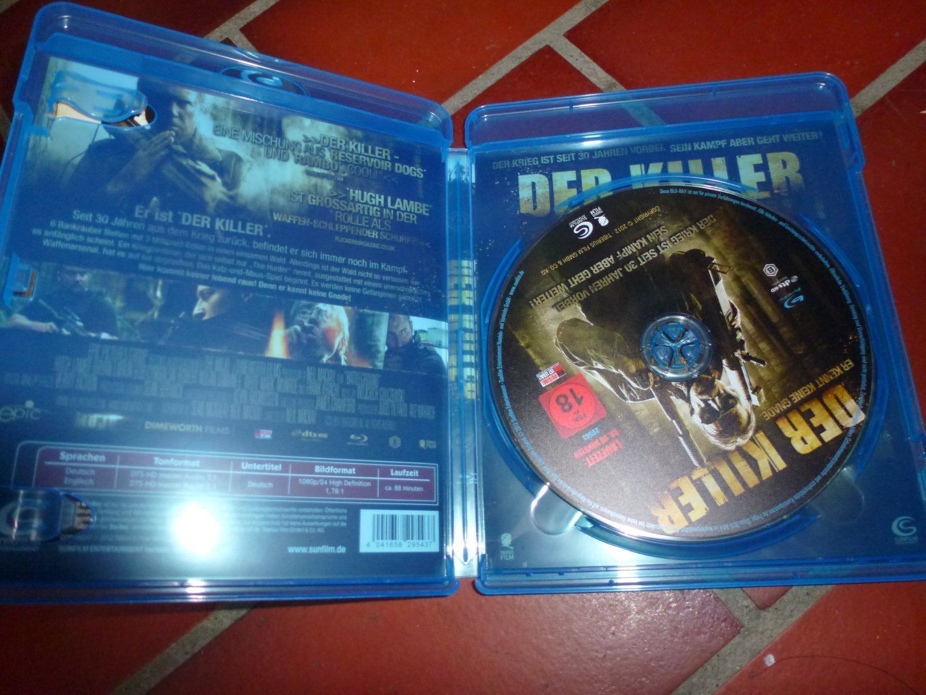 Alle DVDs: Der Killer BLU-RAY – Gebraucht aus Olten von Disc-Verkauf 1