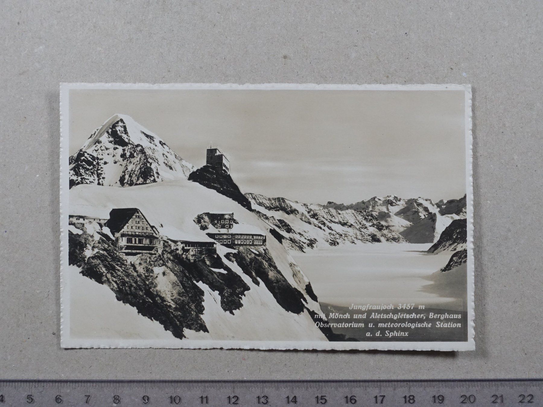 Cartes postales: Jungfraujoch, Mönch, Aletschgletscher – D'occasion à Lenzburg par fh1