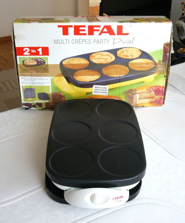 Tefal multi crêpes party dual model blanc (Neu (gemäss Beschreibung ...