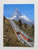 AK Bahnen Gornergratbahn mit Matterhorn alt