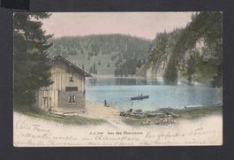 Lac des Chavonnes  Chesieres   :   alte Ansichtskarte 1903
