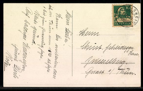 Cartoline postali: Schafisheim, Teilansicht mit Strassenpar – Usato da Berlin venduto da bartko-reher 1