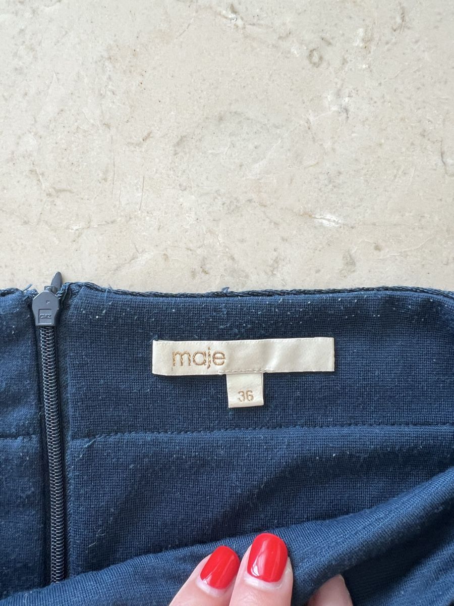 Maje Röcke: Maje Skirt Blue Size 36 Decorative Pattern Excellent Conditi – Gebraucht aus Zürich von mps_9cp7 1