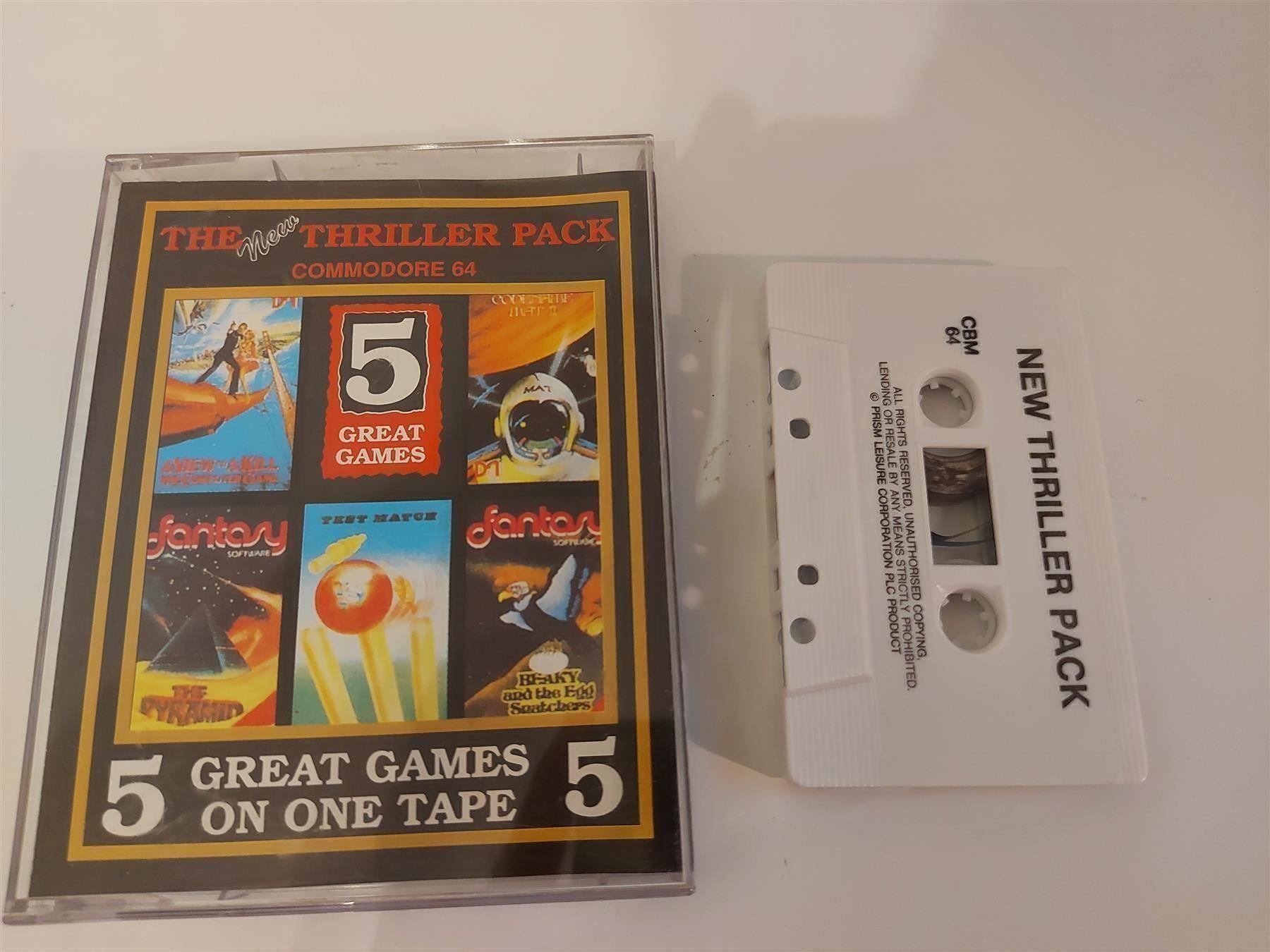 PC: The new Thriller Pack Commodore 64 C64 – Usato da Aarau venduto da Kaesekuchen2000