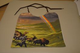 BABY LATZLI - BABY BAVETTE - NEU - HANDARBEIT
