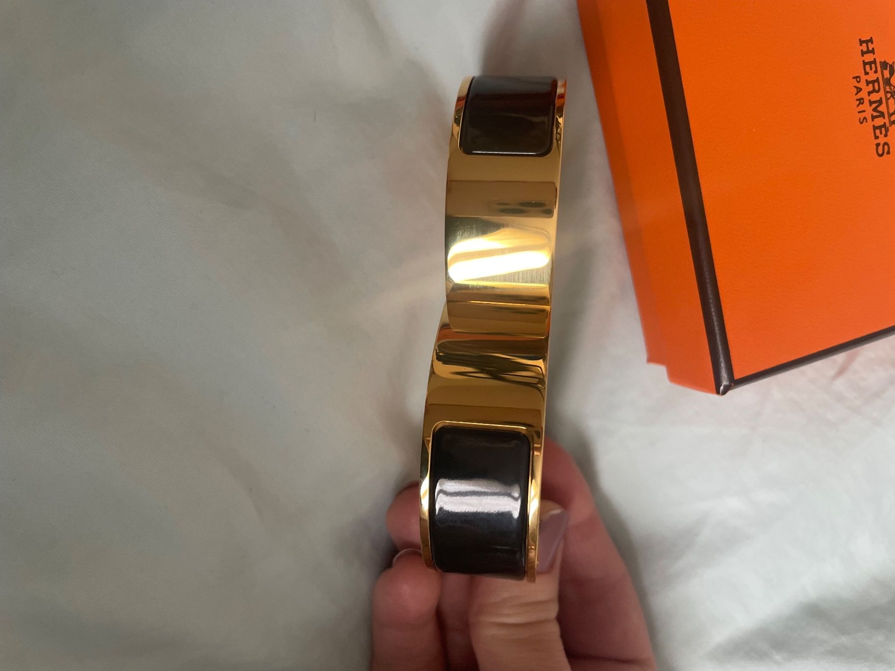 Hermès Bracciali & Braccialetti: Hermes Clic Clac H Bracelet – Nuovo e nell'imballaggio originale da Oberhasli venduto da Tina_So 1