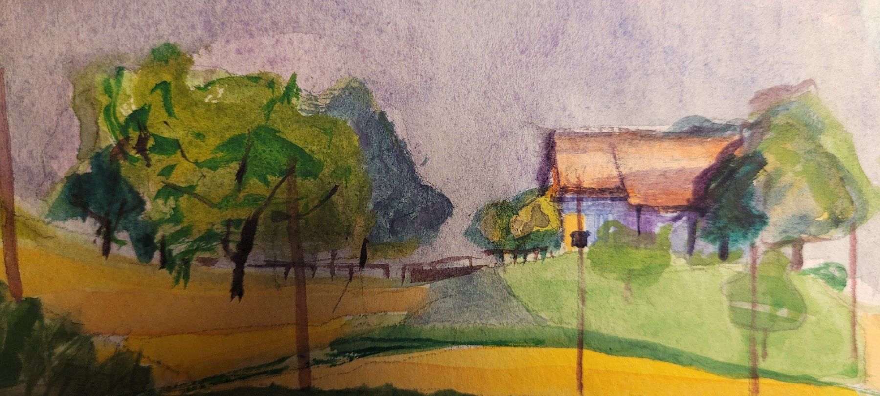 Dipinti: Schönes Landschaftsbild von Brütschlin – Usato da Bourguillon venduto da Lucas111 1