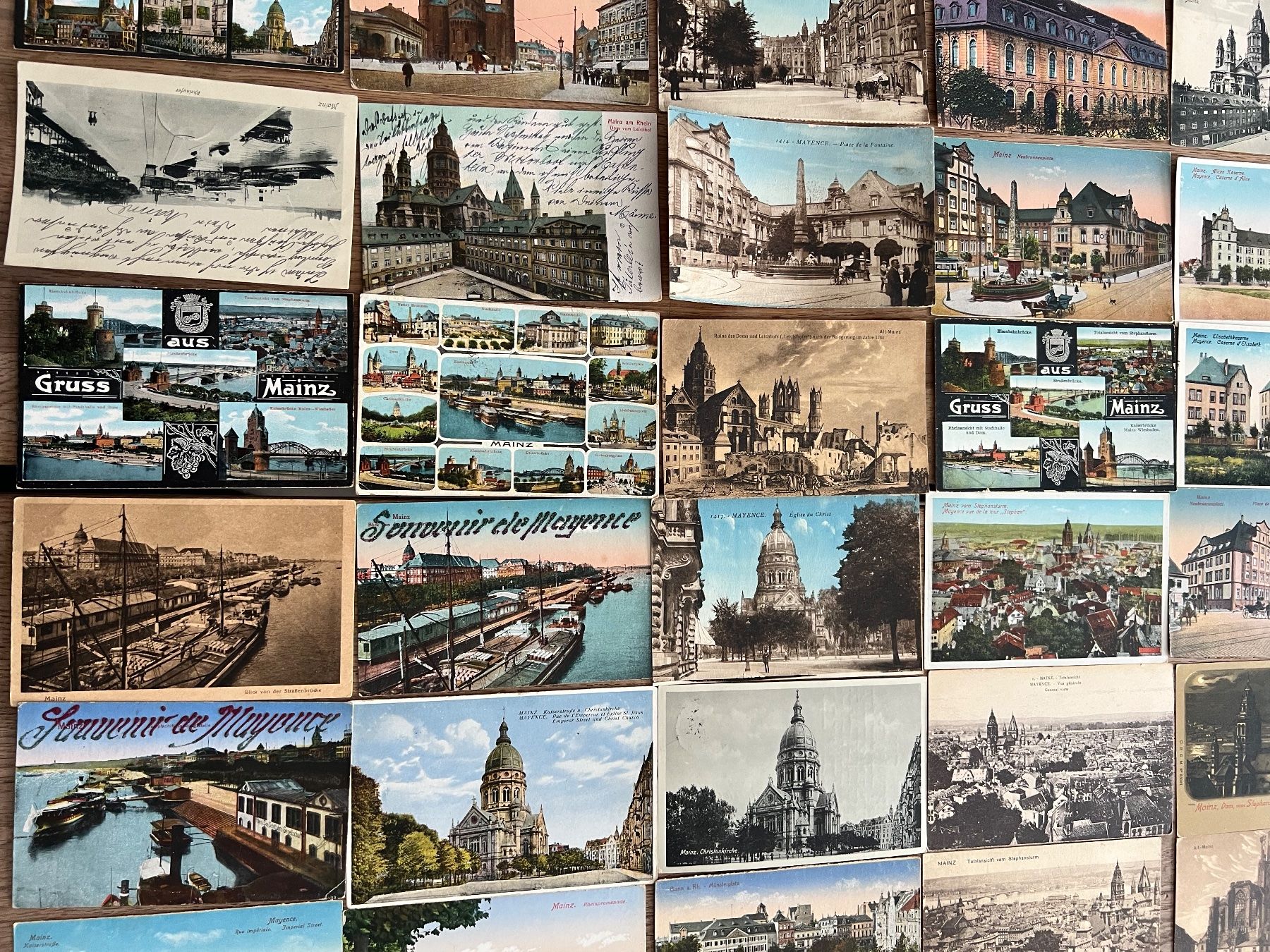 Cartoline postali: Sammlung Ansichtskarten Deutsches Reich - Mainz 2. Teil – Usato da Hermetschwil-Staffeln venduto da militaria-schweiz 2