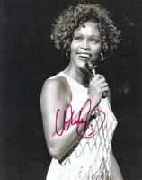 Whitney Houston (1963-2012) - orig. sign. Grossfoto
