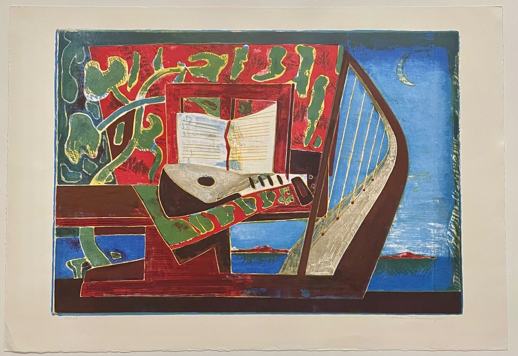 Arts picturaux & lithographies: Max Truninger  Lithographie signiert nummeriert – D'occasion à Gersau par grafik-kunst