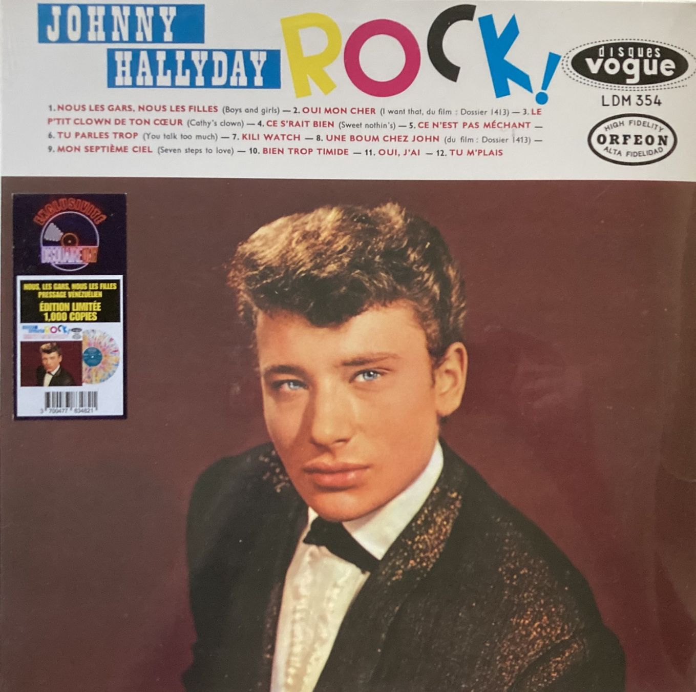 Dischi in vinile: JOHNNY HALLYDAY - ROCK ! – Nuovo e nell'imballaggio originale da Bottens venduto da hotter-than-hell