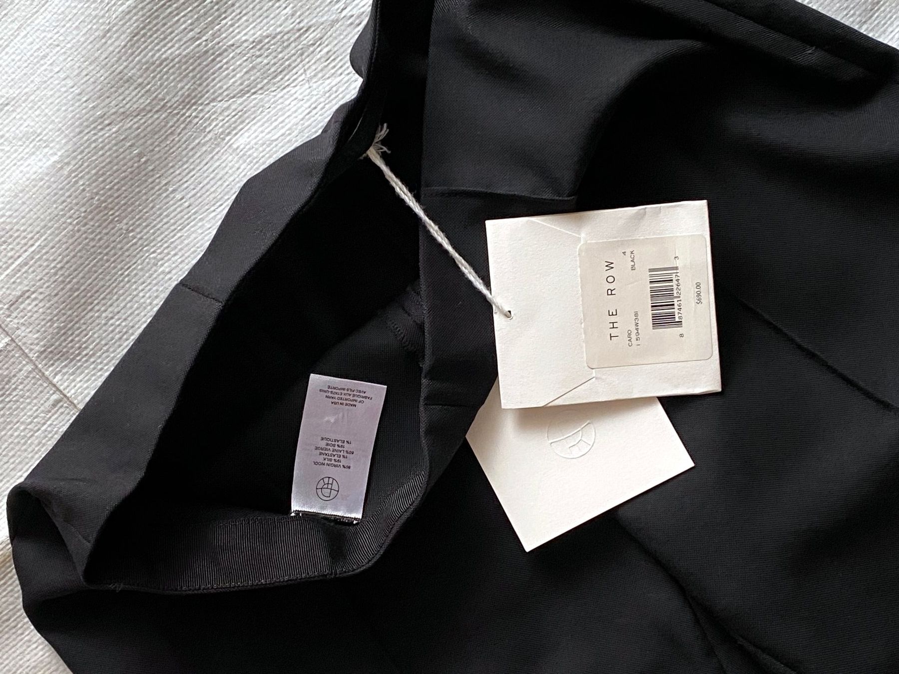 The Row Pantaloni: NEU The Row hose pants wolle wool black 4 – Nuovo (secondo la descrizione) da Zurich venduto da ogidko 2