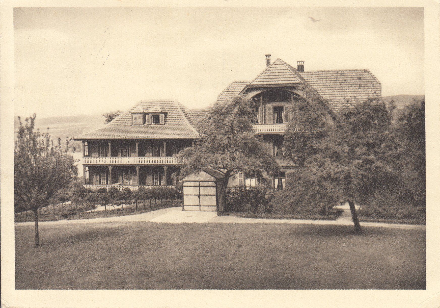 Ansichtskarten: Oberrieden Bergli 1940 – Gebraucht aus Bürglen TG von StampGraf