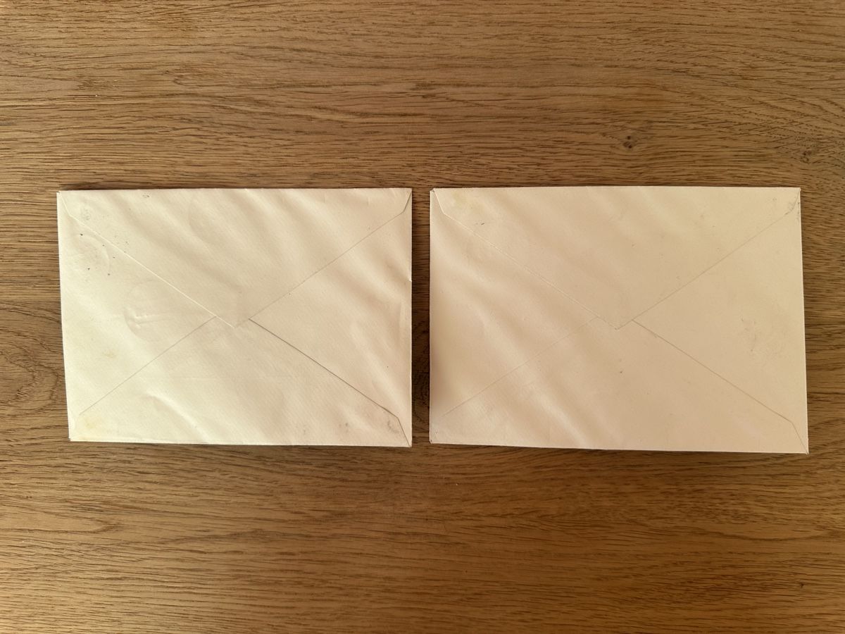 Alle Briefmarken: 2x Kehrdrucke 1946 auf Brief – Gebraucht aus Schmitten / FR von Samsara169 3