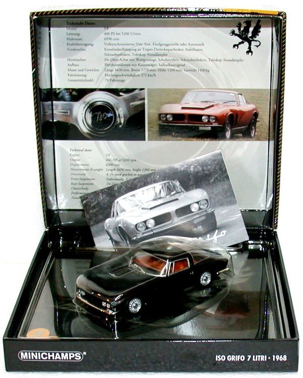 Iso Grifo 7 Litri 1968 1:43 Minichamps (Neu (gemäss Beschreibung)) in