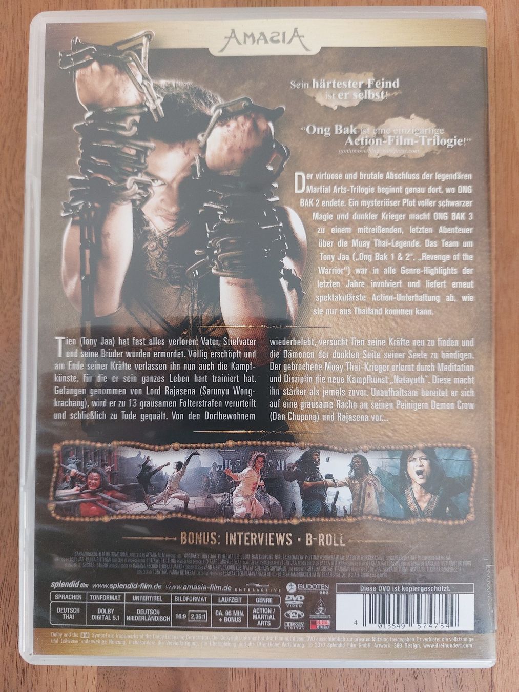 Tutti i DVDs: DVD - Ong Bak 3 – Usato da Rheinfelden venduto da FilmAuktion 1
