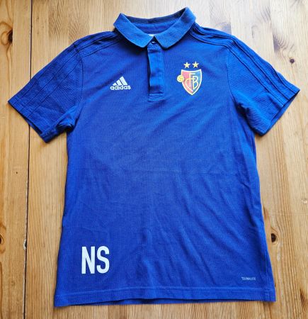 FC Basel Poloshirt adidas Gr. 152 FCB Fussball Trikot
