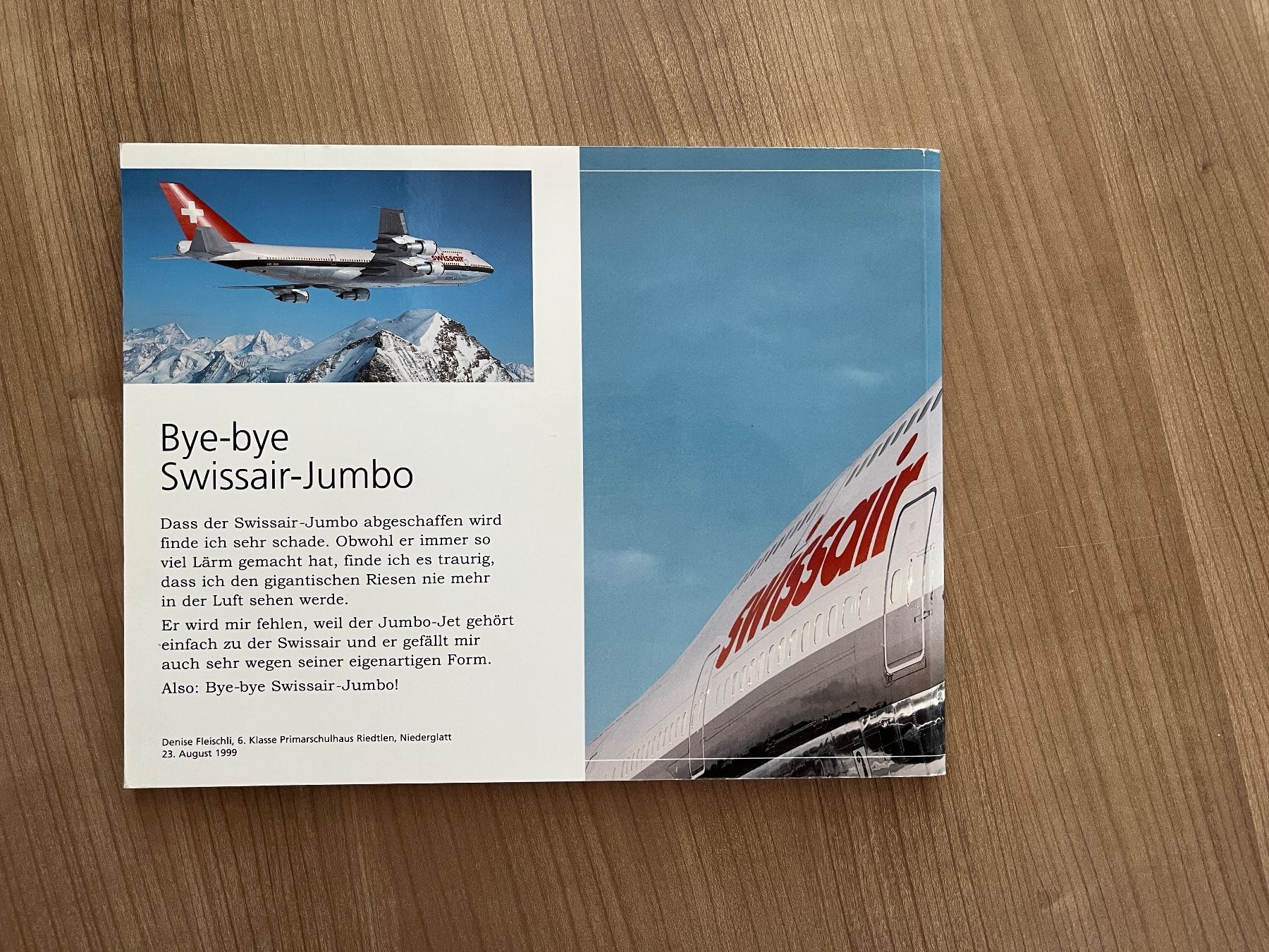 Livres: Buch Swissairjumbo – D'occasion à Arbon par luk_h2cc 1